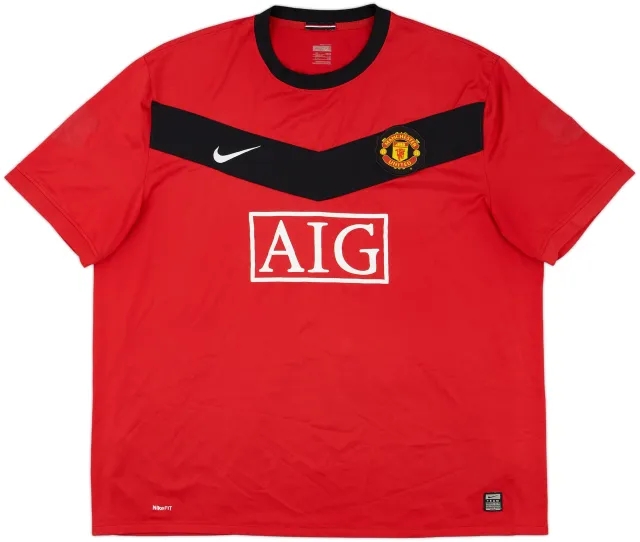 2009-10 Manchester United Home Shirt #16 - 6/10 - (3XL)