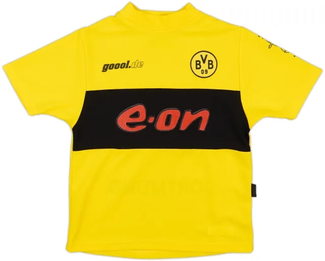Home Borussia Dortmund Boys SS Home Shirt 2002/03