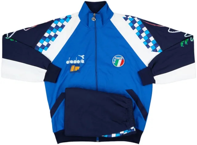 1990 Italy Diadora Tracksuit - 7/10 - (XL)