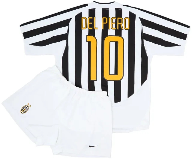 2003-04 Juventus Home Shirt & Shorts Del Piero #10 - 8/10 - (XL)
