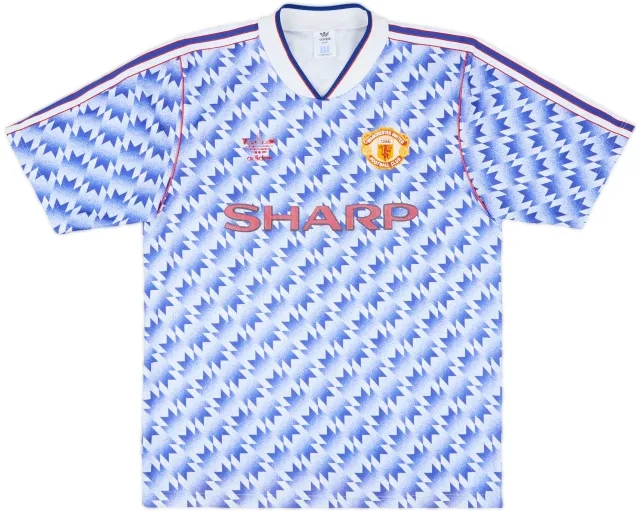 1990-92 Manchester United Away Shirt - 5/10 - (M)