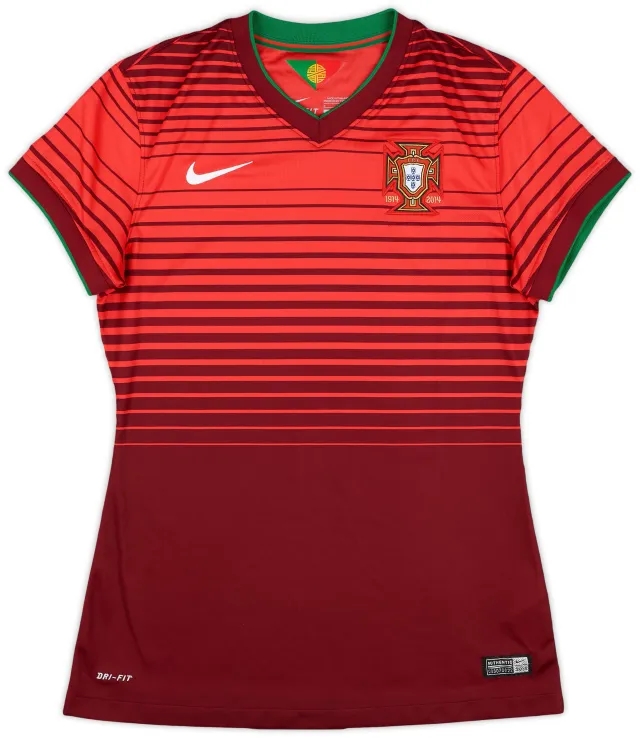 2014-15 Portugal Home Shirt - 9/10 - (Women's S)