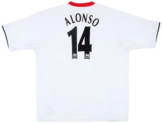 2005-06 Liverpool Away Shirt Alonso #14 - 7/10 - (XL)