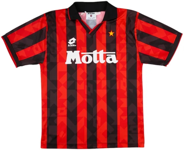 1993-94 AC Milan Home Shirt - 9/10 - (M)