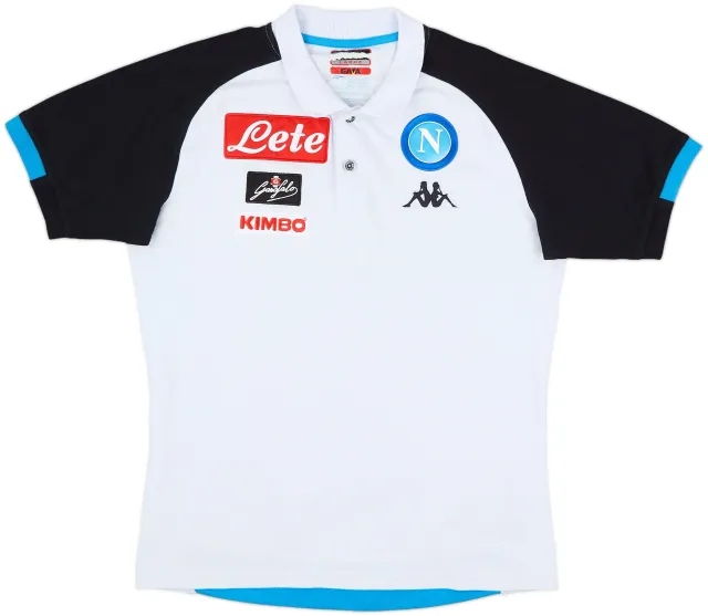 2017-18 Napoli Kappa Polo Shirt - 7/10 - (L)