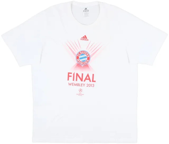 2013-14 Bayern Munich adidas Graphic Tee - 9/10 - (XL)