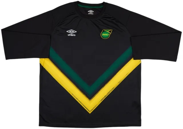 2021-22 Jamaica Umbro Training L/S Shirt - 8/10 - (XXL)