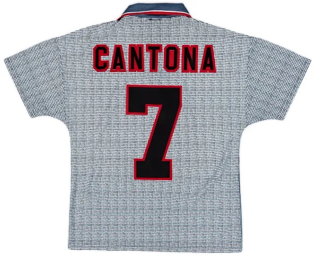 1995-96 Manchester United Away Shirt Cantona #7 - 9/10 - (Y)