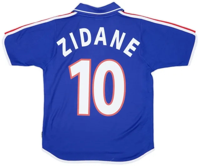 adidas France Mens SS Home Shirt 2000