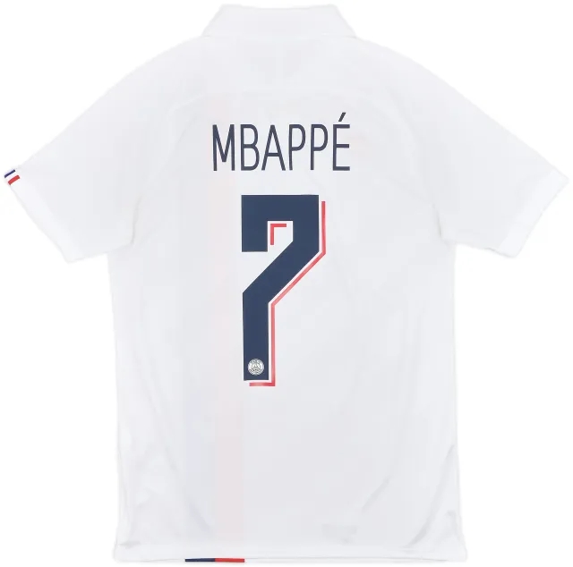 2019-20 Paris Saint-Germain Third Shirt Mbappe #7 - 9/10 - (L)