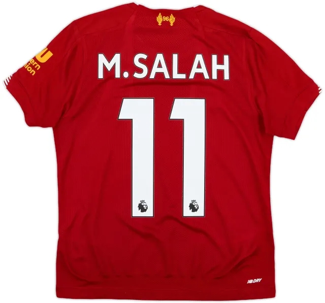 2019-20 Liverpool Home Shirt M.Salah #11 - 6/10 - (M.Boys)