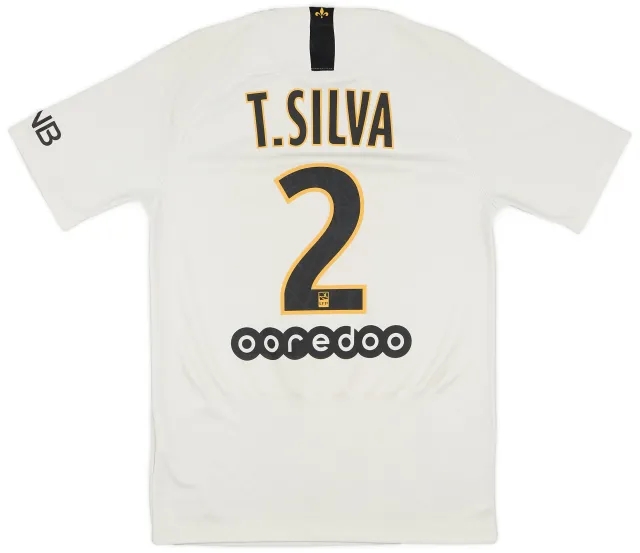 2018-19 Paris Saint-Germain Away Shirt T.Silva #2 - 7/10 - (S)