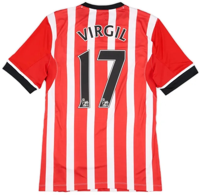 2016-17 Southampton Home Shirt Virgil #17 - 9/10 - (M)