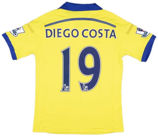 2014-15 Chelsea Away Shirt Diego Costa #19 - 7/10 - (L.Boys)