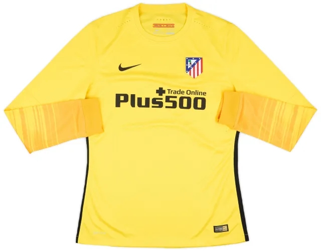 Nike Atlético Madrid Mens LS Goalkeeper Player Issue Home Shirt 2015/16