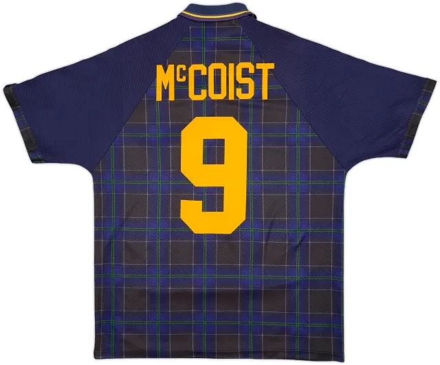1994-96 Scotland Home Shirt McCoist #9 - 8/10 - (L)