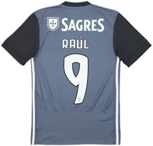 2017-18 Benfica Away Shirt Raul #9 - 10/10 - (XS)
