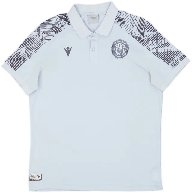 2023-24 Stevenage Macron Polo Shirt - 8/10 - (M)