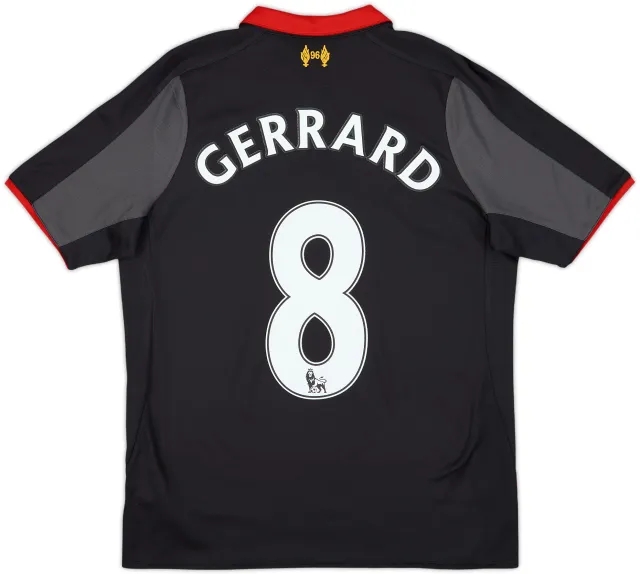 2014-15 Liverpool Third Shirt Gerrard #8 - 10/10 - (L.Boys)