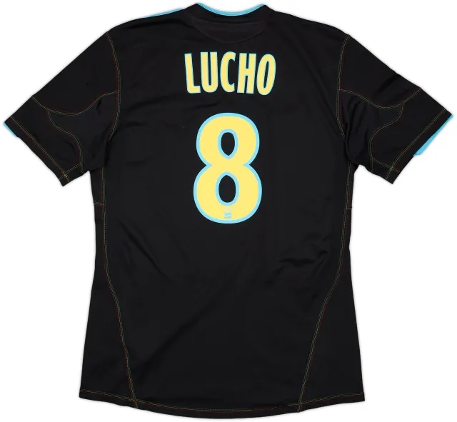 2010-11 Olympique Marseille Third Shirt Lucho #8 - 6/10 - (M)