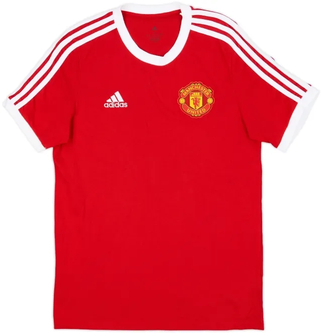 2022-23 Manchester United adidas Cotton Tee - 9/10 - (S)