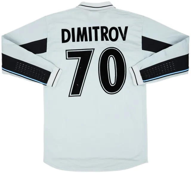 1998-99 Lazio GK Shirt Dimitrov #70 - 6/10 - (M)