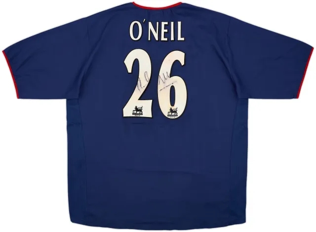 2003-05 Portsmouth Signed Away Shirt O'Neill #26 - 6/10 - (XL)