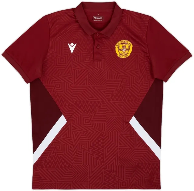 2021-22 Motherwell Macron Training Polo - 8/10 - (S)