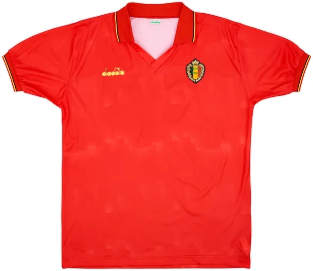 1992-94 Belgium Home Shirt - 8/10 - (L)