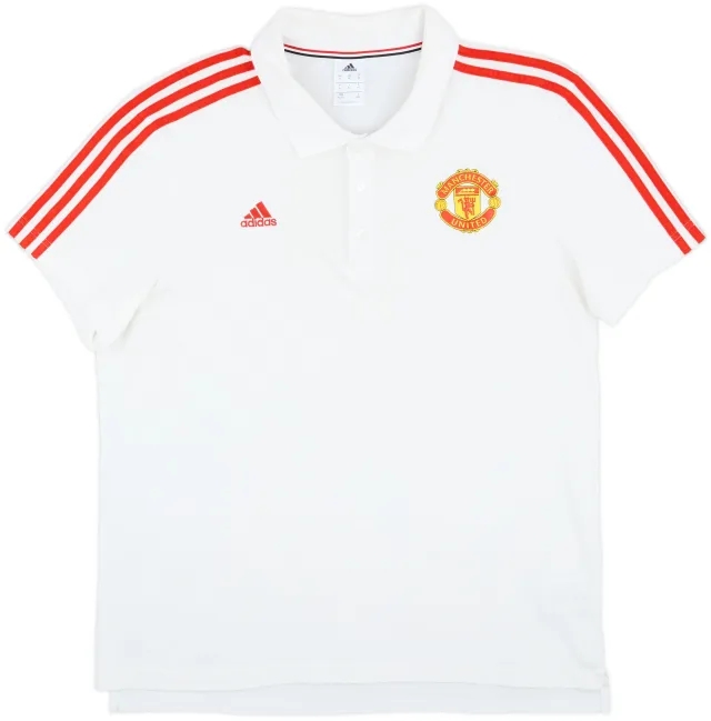 2015-16 Manchester United adidas Polo Shirt - 8/10 - (XL)