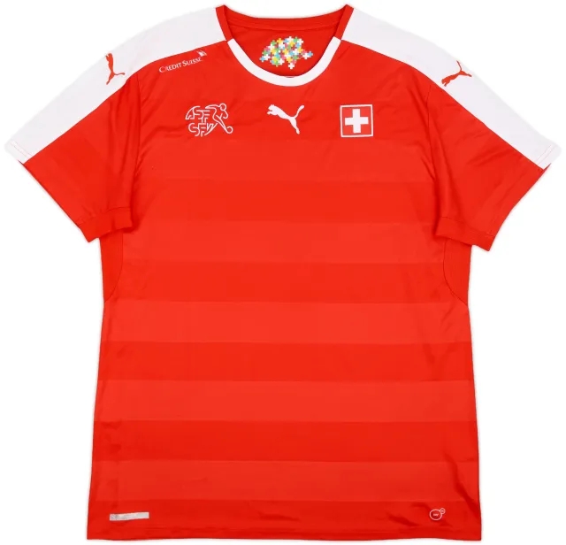 2016-17 Switzerland Home Shirt - 8/10 - (XL)