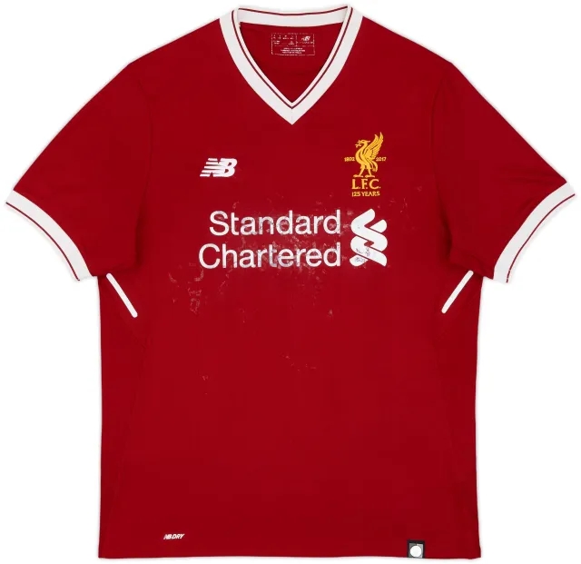 2017-18 Liverpool 125 Years Home Shirt - 4/10 - (M)