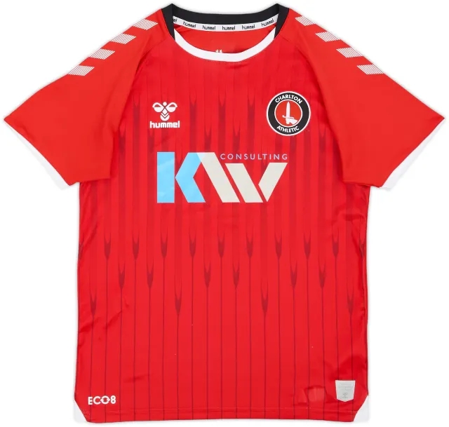 Hummel Charlton Athletic Boys SS Home Shirt 2021/22