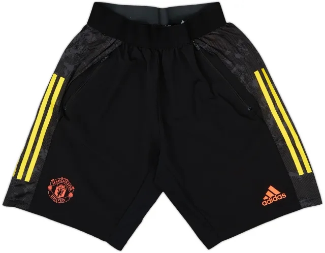 2020-21 Manchester United adidas Training Shorts - 10/10 - (M)