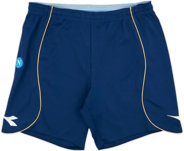 2008-09 Napoli Diadora Training Shorts - 8/10 - (L)