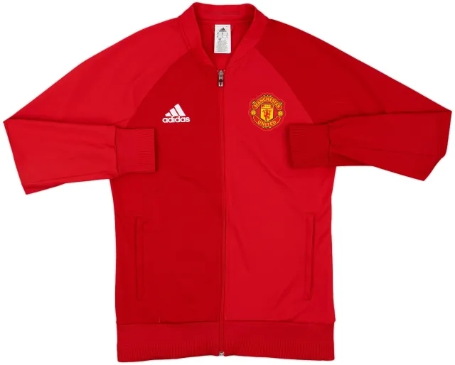 2016-17 Manchester United adidas Track Jacket - 8/10 - (M)
