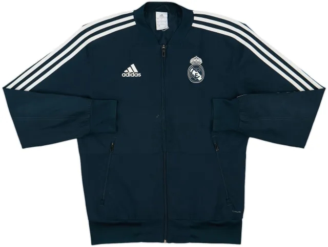 2018-19 Real Madrid adidas Track Jacket - 9/10 - (S)
