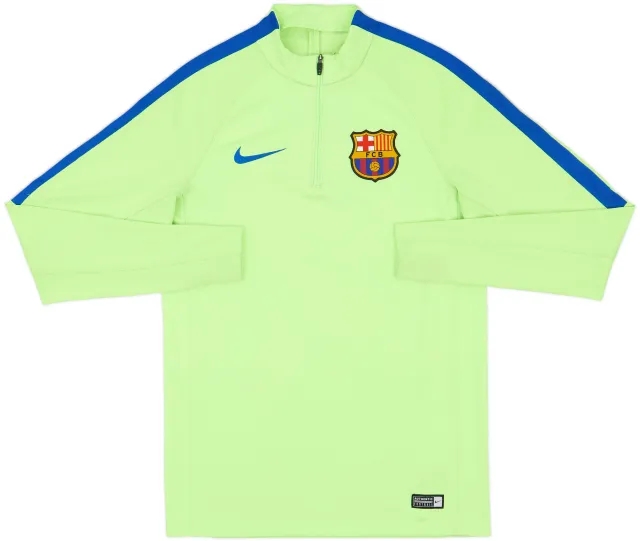 2017-18 Barcelona Nike 1/4 Zip Training Top - 7/10 - (S)