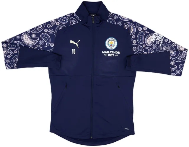 2019-20 Manchester City Player Issue Puma Track Jacket #10 - 10/10 - (M)