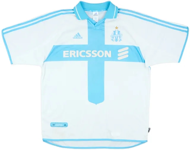 2000-01 Olympique Marseille Home Shirt - 6/10 - (XL)