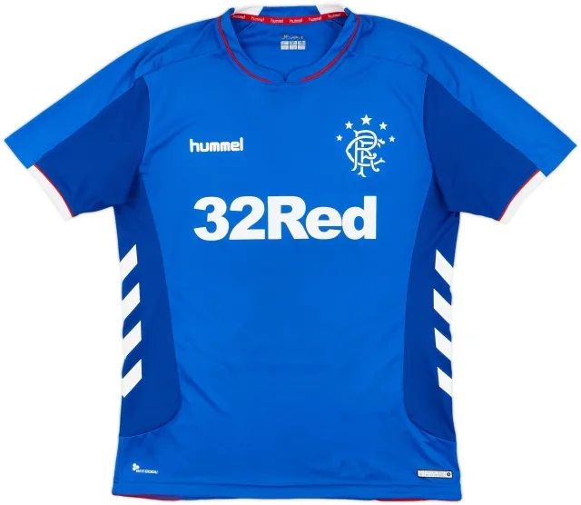 2018-19 Rangers Home Shirt - 8/10 - (L)