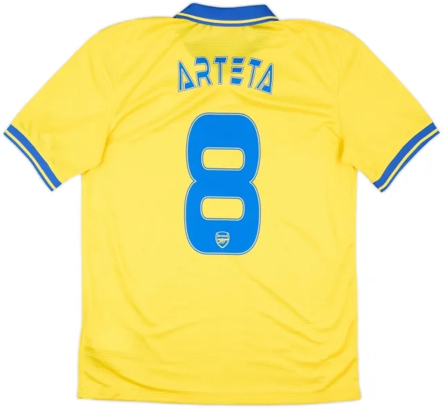 2013-14 Arsenal Away Shirt Arteta #8 - 8/10 - (M)