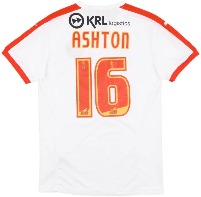2015-16 Crawley Town Home Shirt Ashton #16 - 8/10 - (M)