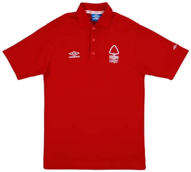 1996-97 Nottingham Forest Umbro Polo Shirt - 9/10 - (M)