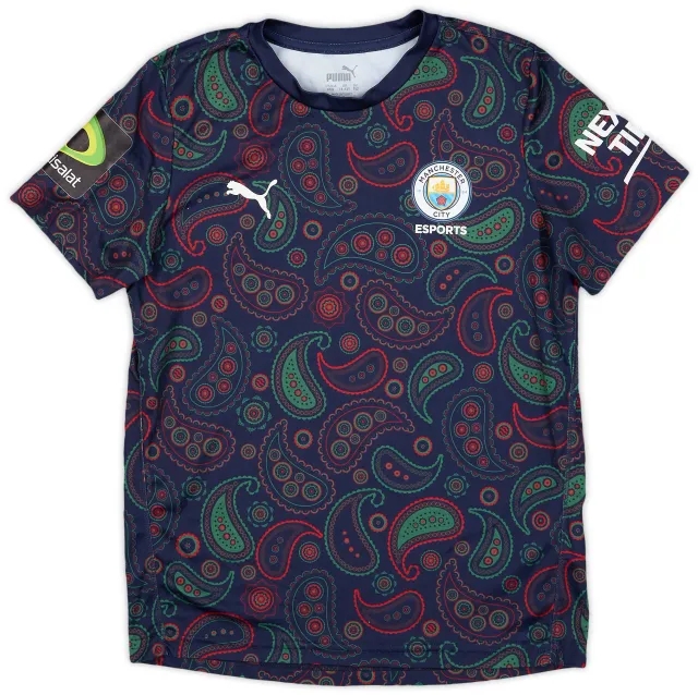 2019-20 Manchester City Esports Puma Training Shirt - 9/10 - (M.Boys)