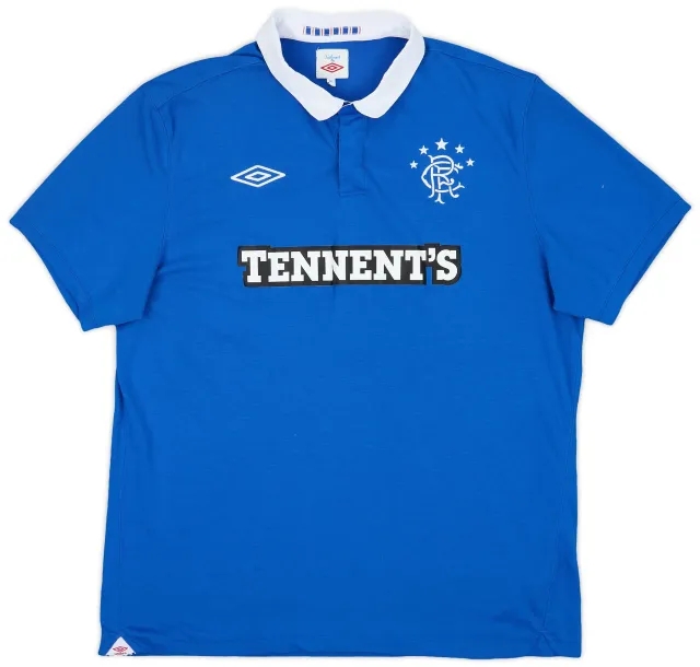 2010-11 Rangers Home Shirt - 9/10 - (XL)