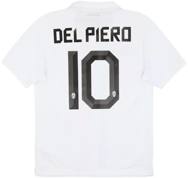 2010-12 Juventus Away Shirt Del Piero #10 - 7/10 - (M)