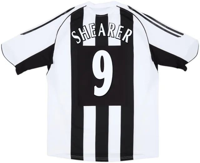 2005-07 Newcastle Home Shirt Shearer #9 - 9/10 - (XL)