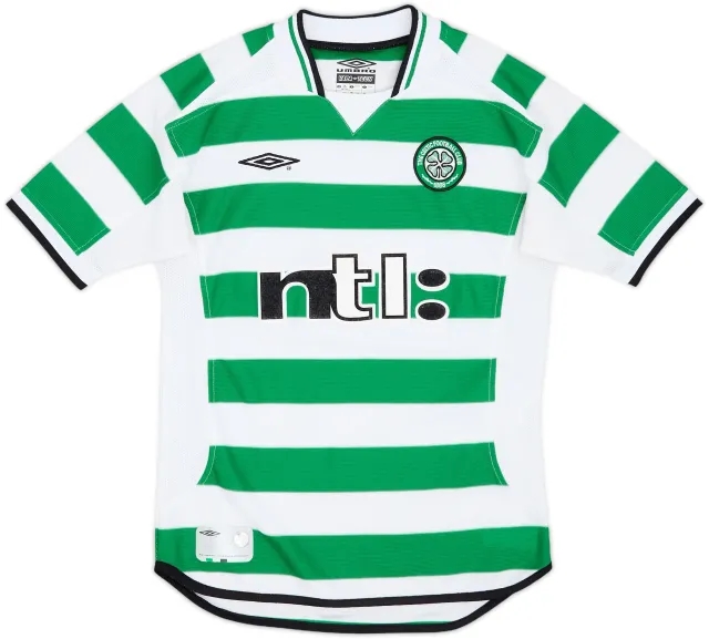 Umbro Celtic Boys SS Home Shirt 2001/03