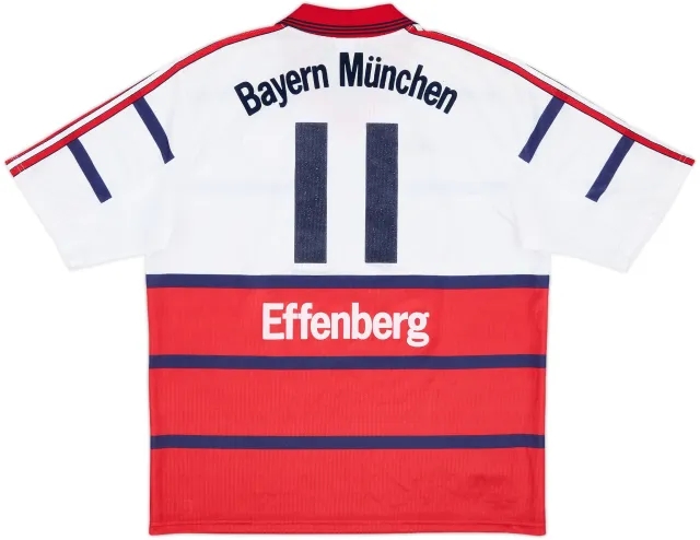 adidas Bayern Munich Mens SS Away Shirt 1998/00